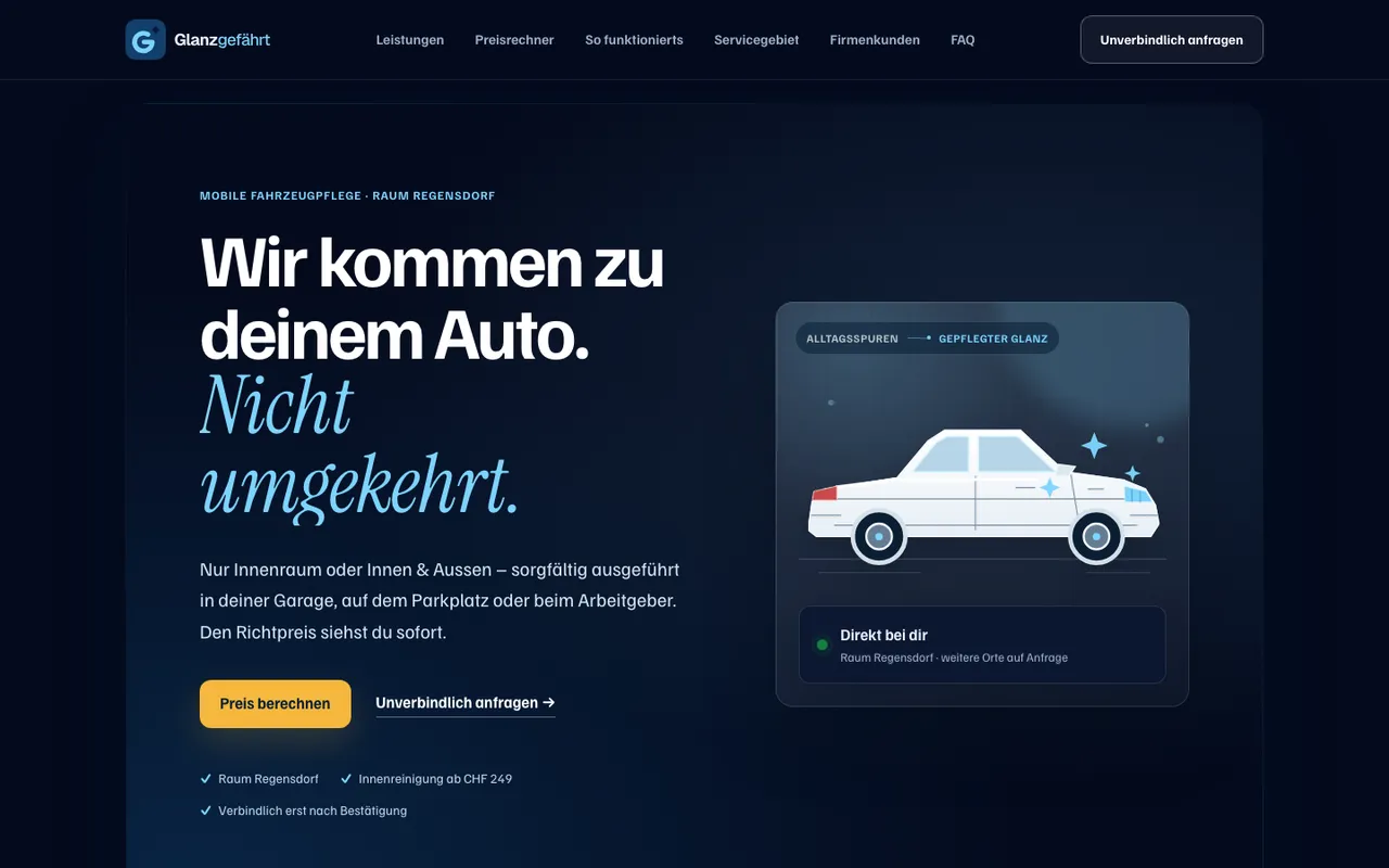 Glanzgefährt Screenshot